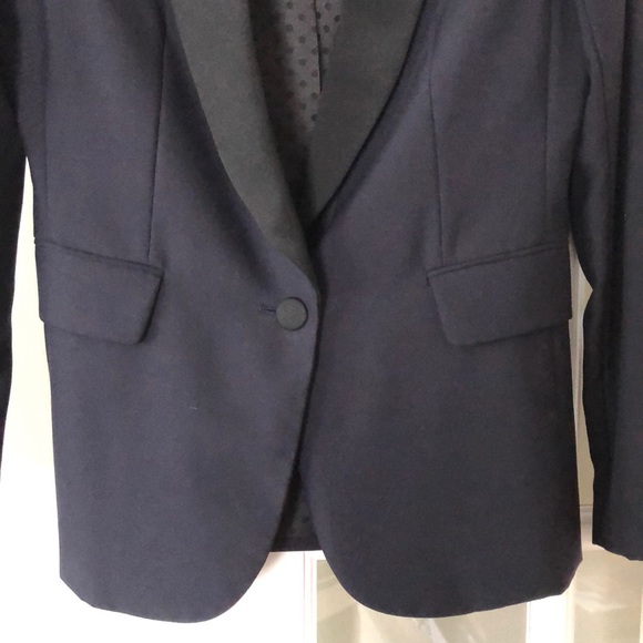 J Crew Navy and Black Blazer - Picture 3 of 6